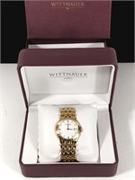 VG Engraved Mens Wittnauer Swiss Watch w/Box