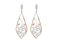 Drop Diamond Earrings