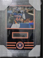 Yordan Alvarez Signed Framed 8x10 Photo FSG COA