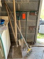 4-Garden tools & shovel handle
