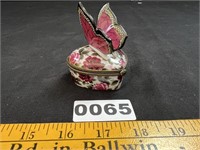 Porcelain Butterfly Trinketbox