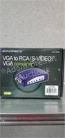 Monoprice VGA to RCA / s - video / VGA converter,