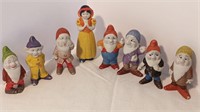8 Piece 1930’s Snow White and the Seven Dwarfs.