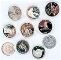 Coin 10 Assorted Commemorative Half Dollars