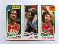 1980 Topps Roundfield AS Free Greenwood Scoring