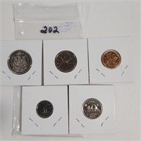 1976 Set , One cent to Fifty cent