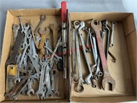 (2) Flats Of Assorted Wrenches