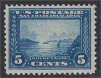 US Stamps #399 Mint NH 5 cent Pan-Pacific perf 12