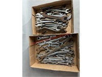 (2) Flats Of Assorted Wrenches