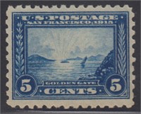 US Stamps #403 Mint LH 5 cent Pan-Pacific perf 10