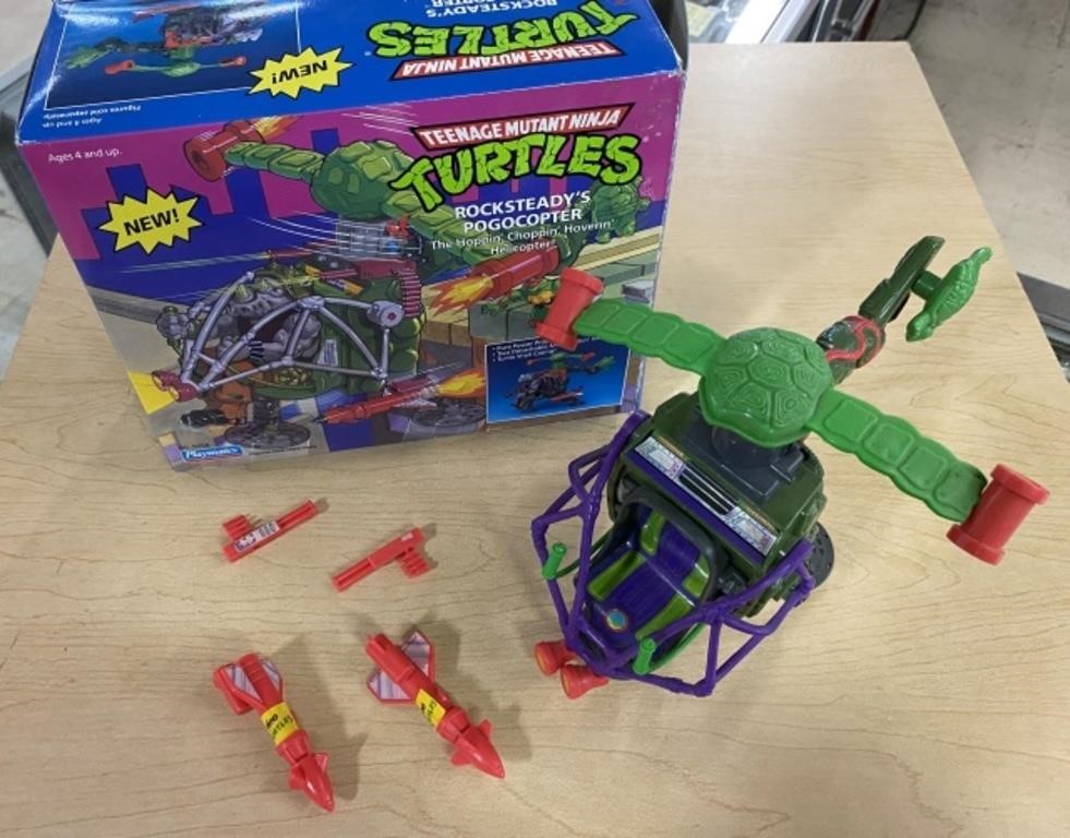 1991 TMNT ROCK STEADY POGO COPTER