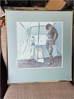 Alex Colville framed print "June Moon"