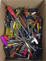 Assorted Screwdrivers, Pliers, Files