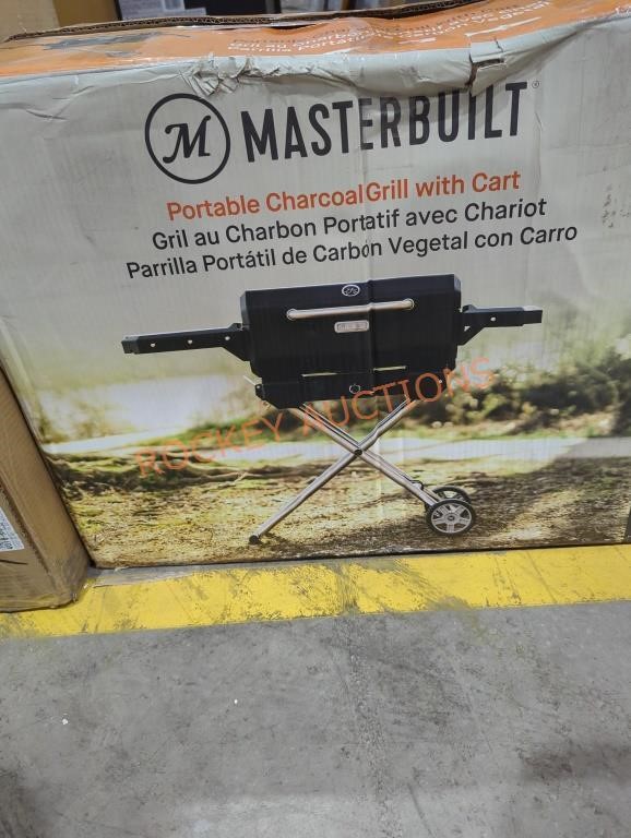 MasterBuilt Portable Charcoal Grill w/ Cart