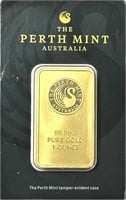 1oz Perth Mint 99.99 Gold Bullion Bar