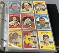 1959 Topps Baseball Near Set 362 Different Cards