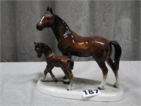 Porcelain Foal And Mare