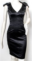 Prada Black Silk Cocktail Dress