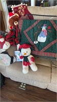 Christmas comforter set and added linens