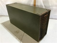 Industrial File Cabinet, Metal 24”L x 13”Tx 7”W