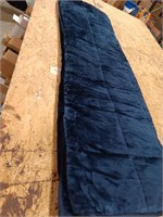 Sherpa Weighted Blanket - Blue - 17 Pounds