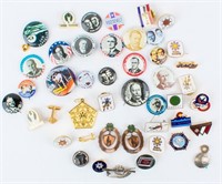 Lot Pins, Olympic, Ski Resorts Political Buttons