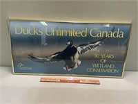 50 YEARS DUCKS UNLIMITED CANADA FRAMED PRINT