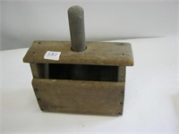 Antique Wooden  Butter Press