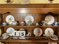 Teacup and Saucer Lot (2 shelves only)