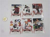 5 cartes de hockey Connor Bedard Collection