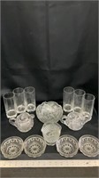 Glassware, some vintage