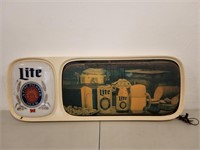 Vintage Miller Lite beer display sign