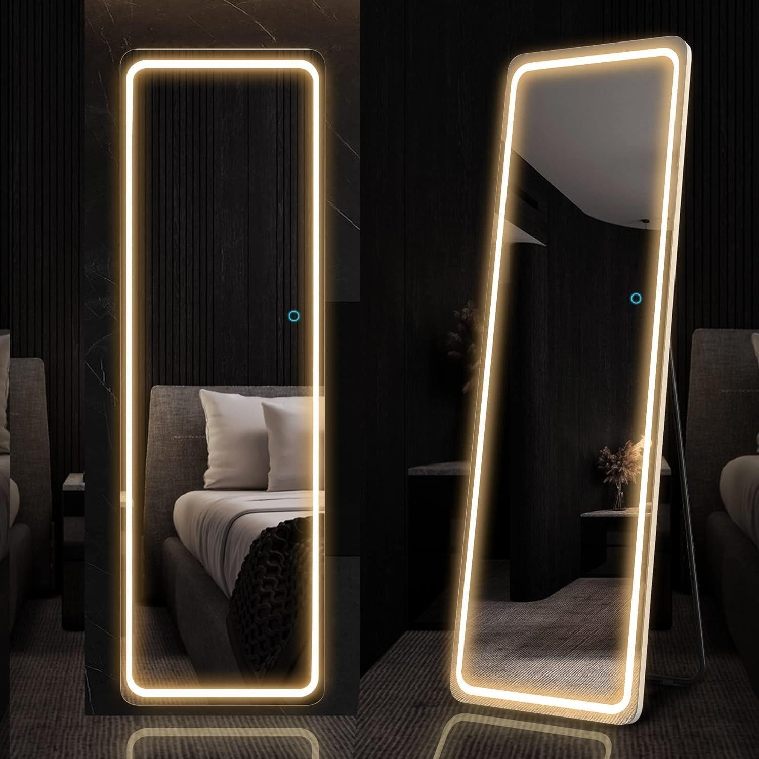 Full Length Mirror with Lights, 63" X 20" LED