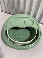 Foot Soaking Tub With Lid Green