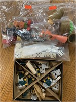 LOT OF MISC TOYS & DICE