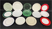 17 Saucer plates