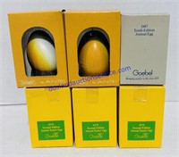 6 Goebel Annual Eggs