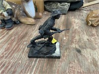 Bronze Hunting Statue