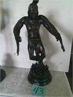 Native American w/Wings Bronze Sculpture