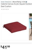 Canvas Acrylic Square Outdoor Seat Cushion