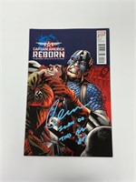 Autograph COA Captain America Reborn #2 Comics