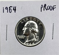 1964 Washington Quarter Proof