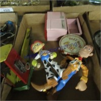 Small tin toys, Toy Story dolls