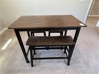 4PC COUNTER-HEIGHT TABLE & SEATING