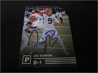 Joe Burrow Signed Trading Card RC Direct COA