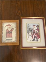 Santa pictures. Small frames