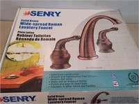 Solid Brass Wide Spread Roman Lavatory Faucet