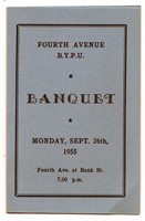 1955 BYPU Banquet Program