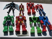Lot of 12" Action Figures - Iron Man, Transformers