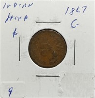 S: 1867 G INDIAN CENT